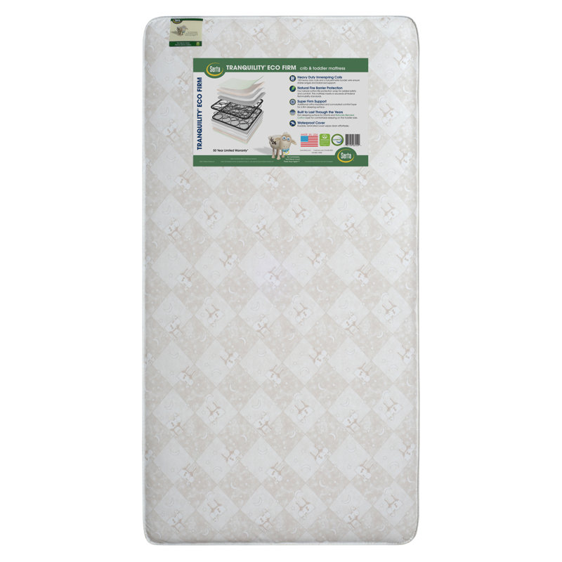 Serta Serta Tranquility Eco Firm 6" Crib and Toddler Mattress & Reviews